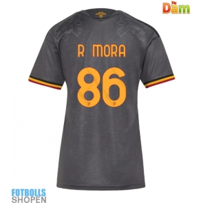Billiga AS Roma Rodrigo Mora #86 Tredjeställ Dam 2026-27 Kortärmad